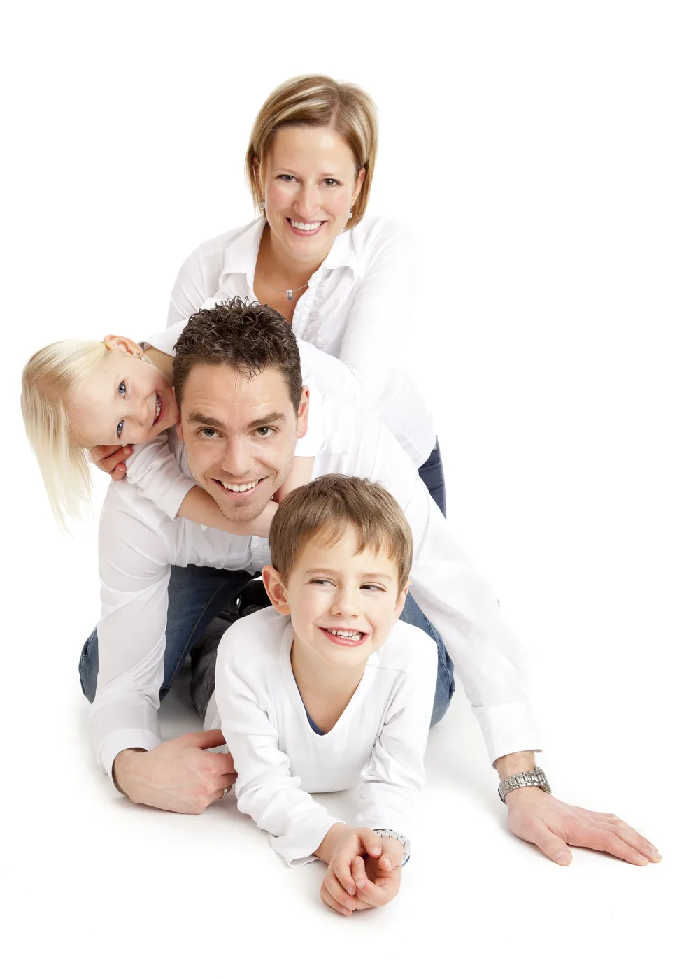 Família somrient